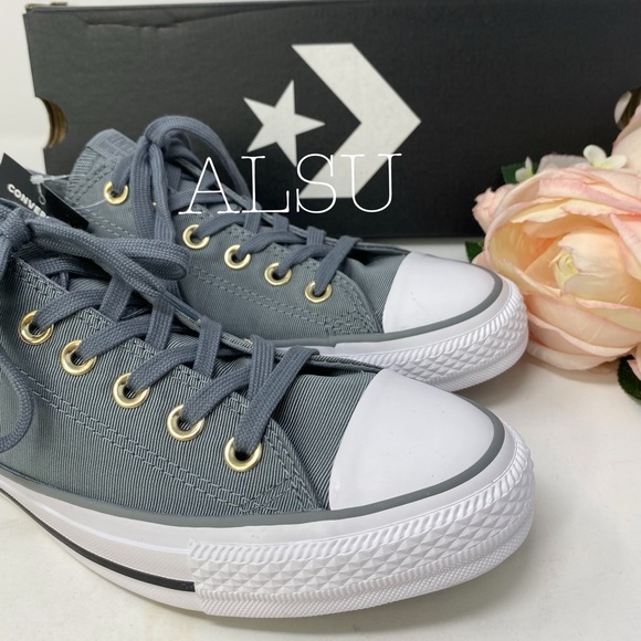 Converse Ctas Low Top Canvas Cool Grey W AUTHENTIC - Picture 6 of 8